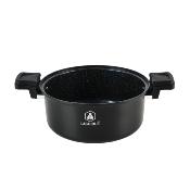 Cuiseur noir 28cm - "Temps de cuisson rapide"