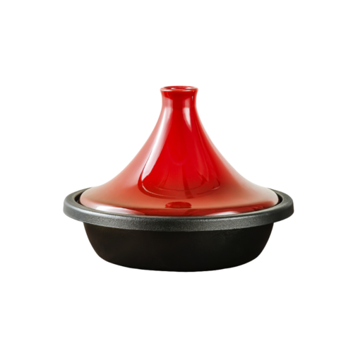 Tajine en fonte rouge 27cm 