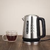 Bouilloire électrique programmable en inox 1,7L