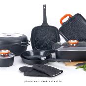 Grill noir amovible 28cm - "Alizée"