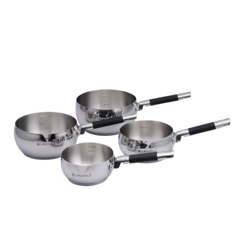 Set de 4 casseroles inox 14/16/18/20cm - "Classique