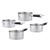 Set de 4 casseroles inox 14/16/18/20cm induction