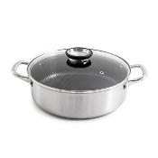 Sautoir 28cm triplex avec couvercle - "Black Cube"