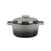 Cocotte en fonte ronde 20cm - "Masseiron Ardoise"
