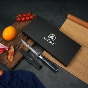 Couteau à désosser noir 29cm avec étui - "Sen"