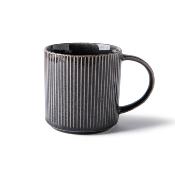 Lot de 2 mugs noir - "Charbon"