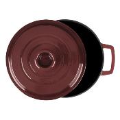 Cocotte en fonte ronde 25cm - "Masseiron Merlot"