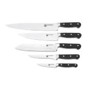 Sacoche de 5 couteaux de cuisine noir