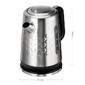 Bouilloire électrique en inox 1,7L