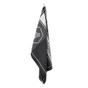 Lot de 3 torchons jacquard 50x70cm noir -  "Miel" 