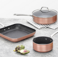 set de cuisine cuivre