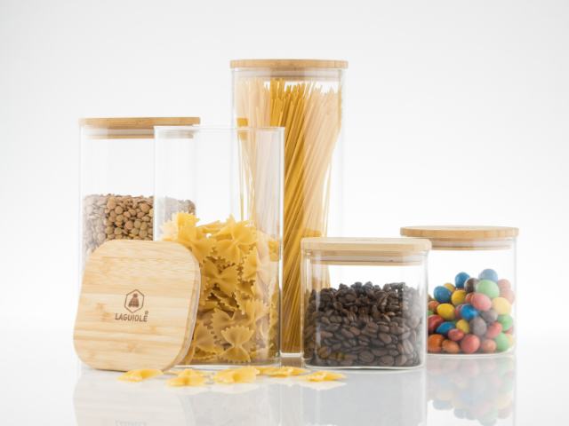 boites de conservation en verre
