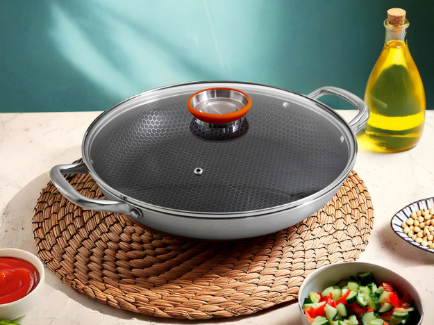 wok en inox